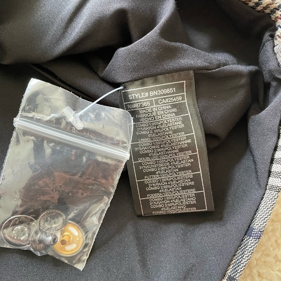 Steve Madden Women's Jeanne Skirt, Brown Plaid Mix, Sz 4 NWT - Picture 8 of 8